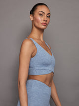 Wrap Bra in Heather Melt - Quiet Harbor