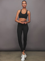 Scoop Racerback Bra in Melt - Black