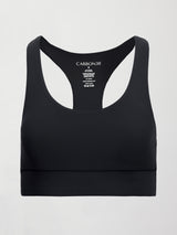 Scoop Racerback Bra in Melt - Black