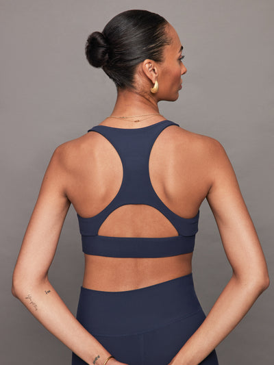 Scoop Racerback Bra in Melt - Navy