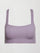 Racerback Bra in Ribbed Melt - Lavender Grey