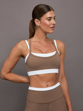 Double Layered Contrast Bra in Melt