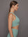 One Shoulder Convertible Bra Top in Melt - Granite Green