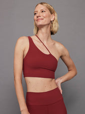 One Shoulder Convertible Bra Top in Melt