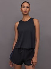 Pleated Running Tank