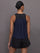 Pleated Running Tank - Black