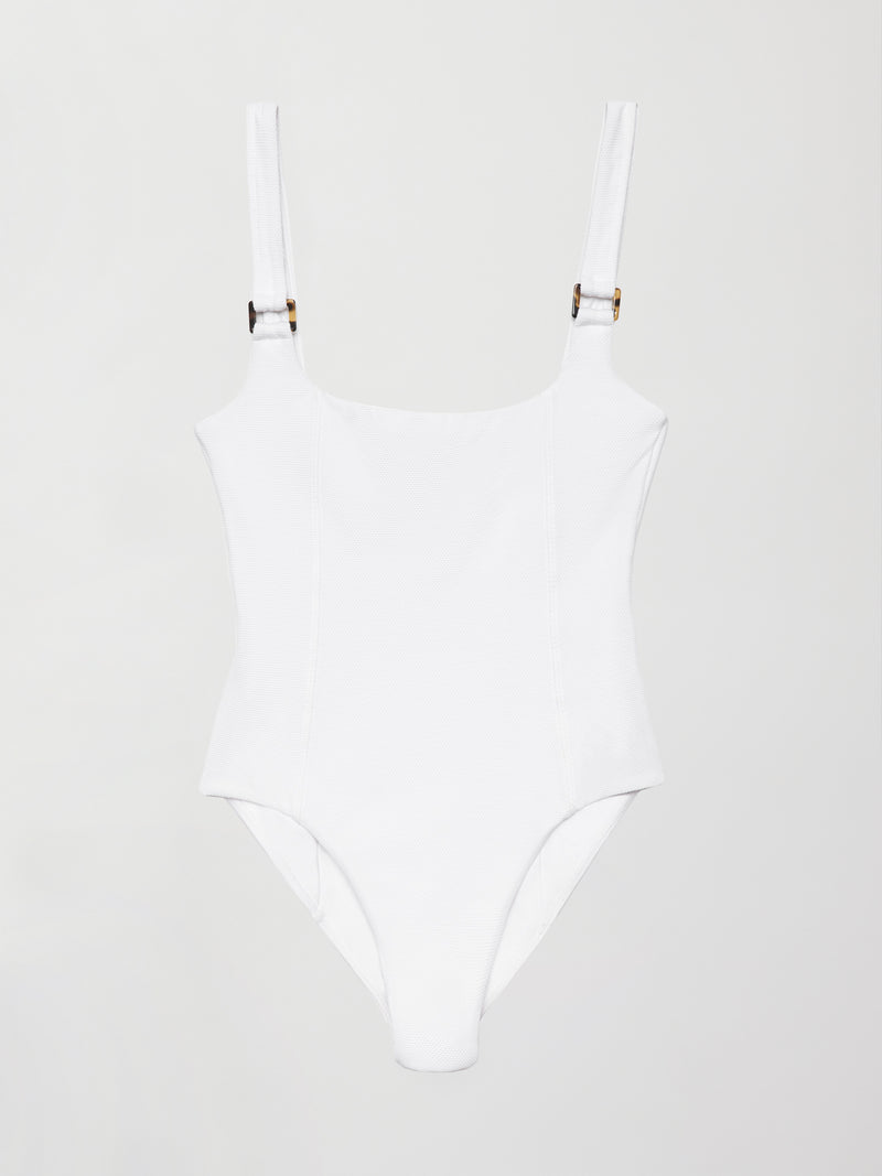 One Piece Swimsuit - White