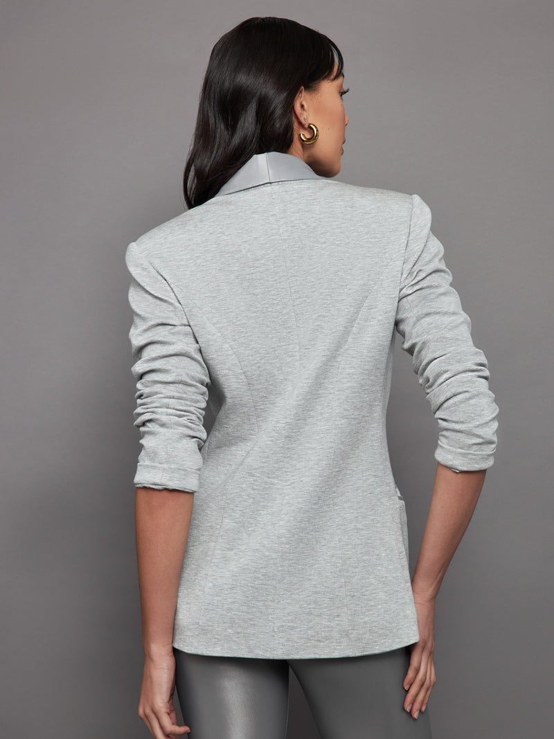 Tuxedo Blazer - Heather Grey