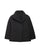 Quilted Car Coat- Faded Black