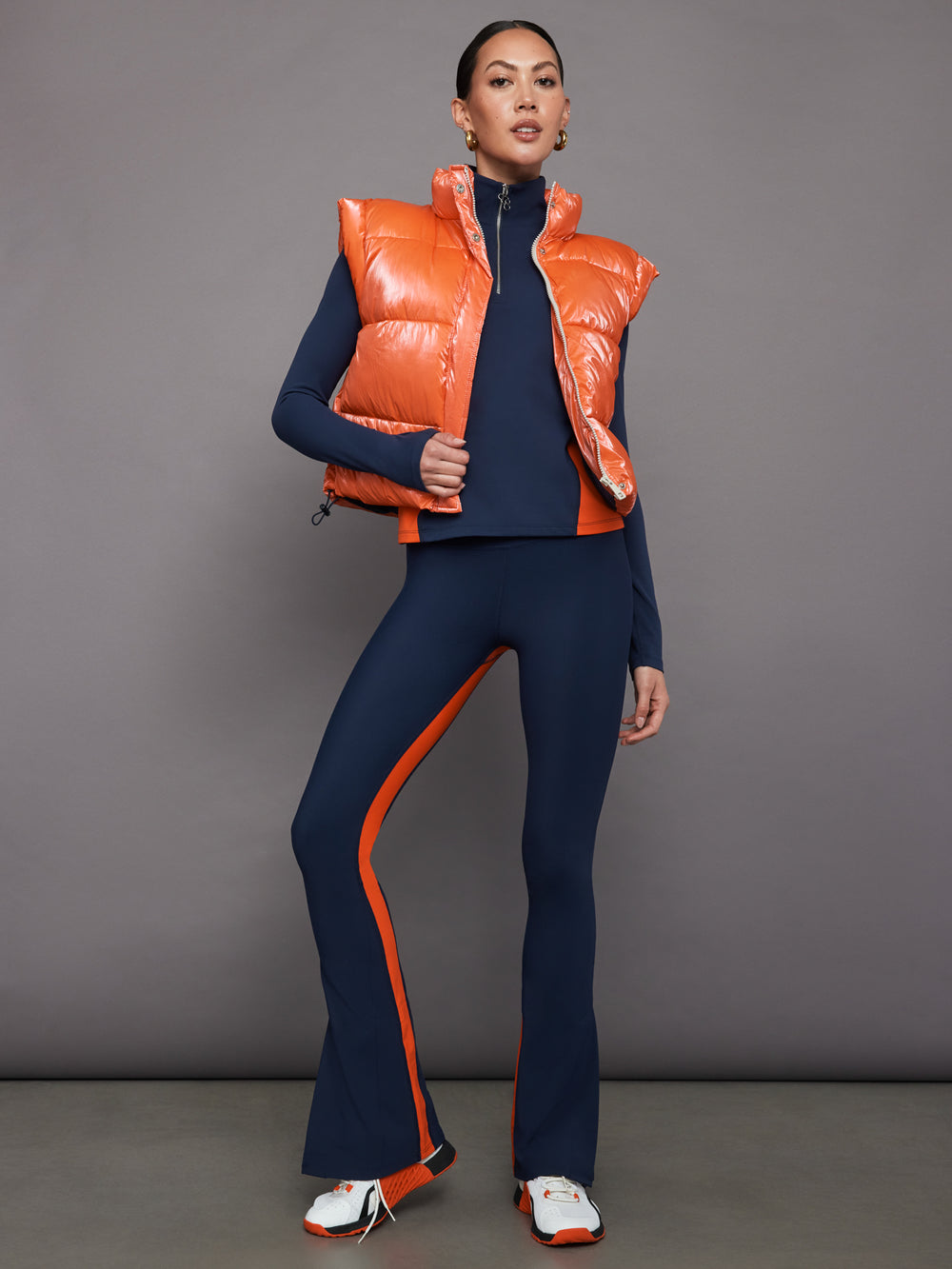 Puffer Vest - Orange