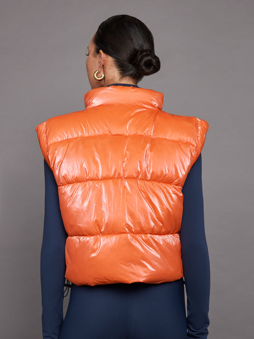 Puffer Vest - Orange