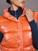 Puffer Vest - Orange