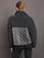 Metallic Sherpa Jacket - Dark Grey with Gunmetal Foil