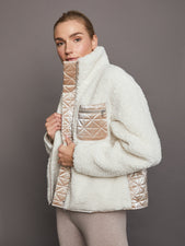 Metallic Sherpa Jacket