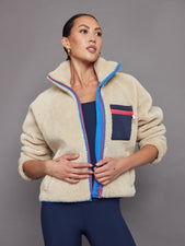 Contrast Sherpa Jacket