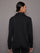 Knit Jacket with Asymmetrical Zip in Interlock - Black