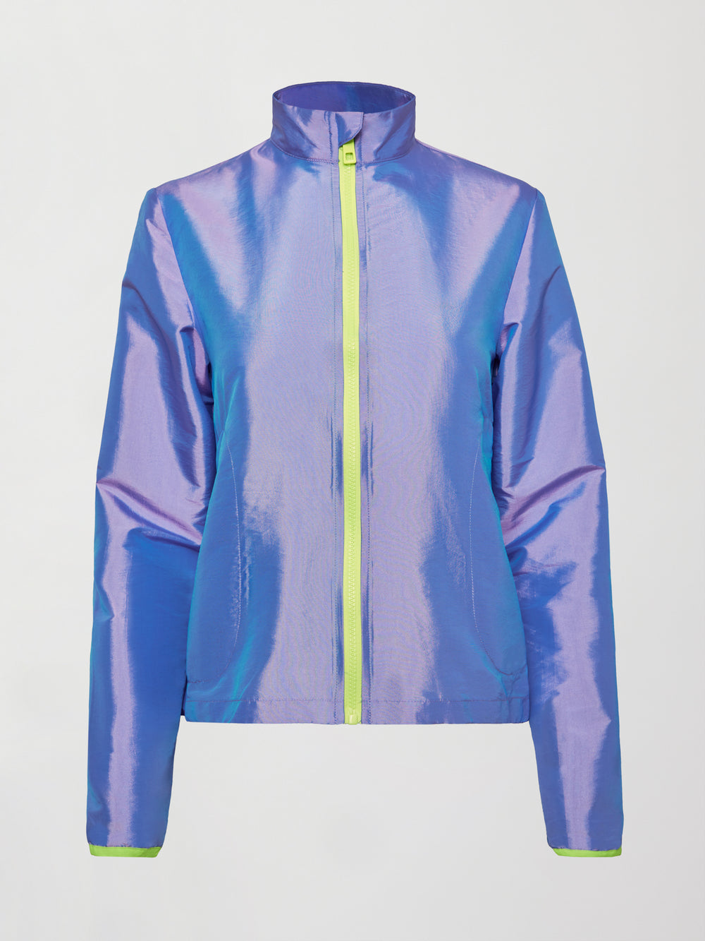 Iridescent Nylon Jacket - Sweet Lavender/ Acid Lime