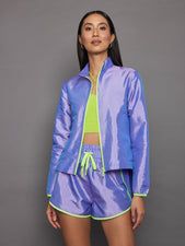 Iridescent Nylon Jacket