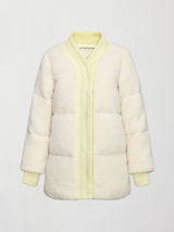 Sherpa Puffer Jacket - Natural Sherpa