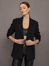 Single Breasted Blazer in Scuba