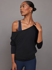 Long Sleeve Off Shoulder Tee