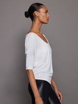 Long Sleeve Off Shoulder Tee Multipack