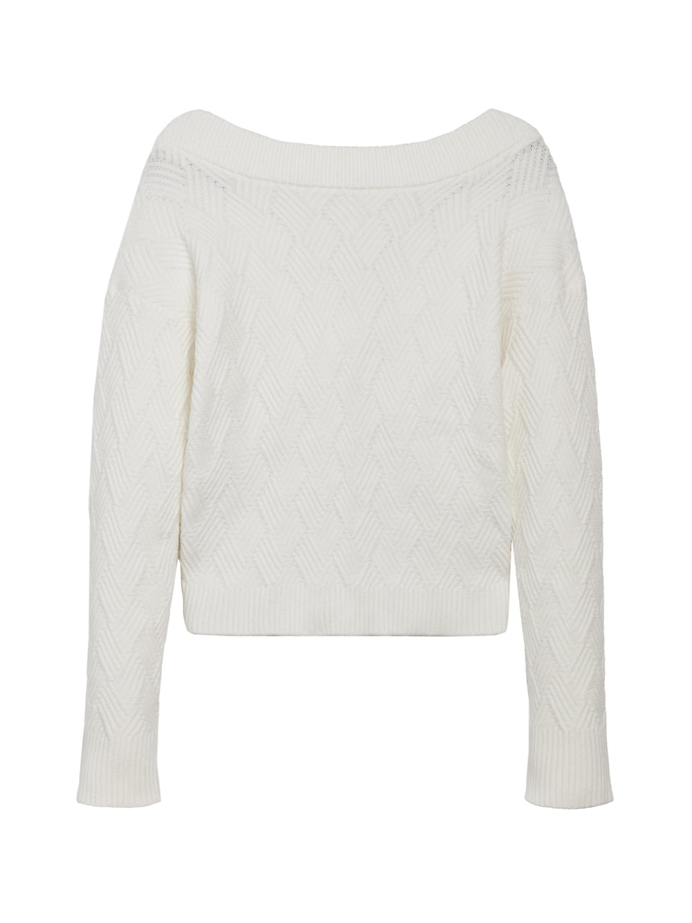 Twist Pullover - Winter White