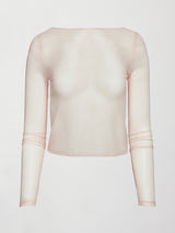 Sheer Overlay Top - Rose Cloud