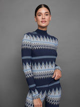 Long Sleeve Printed Base Layer - Printed Fairisle