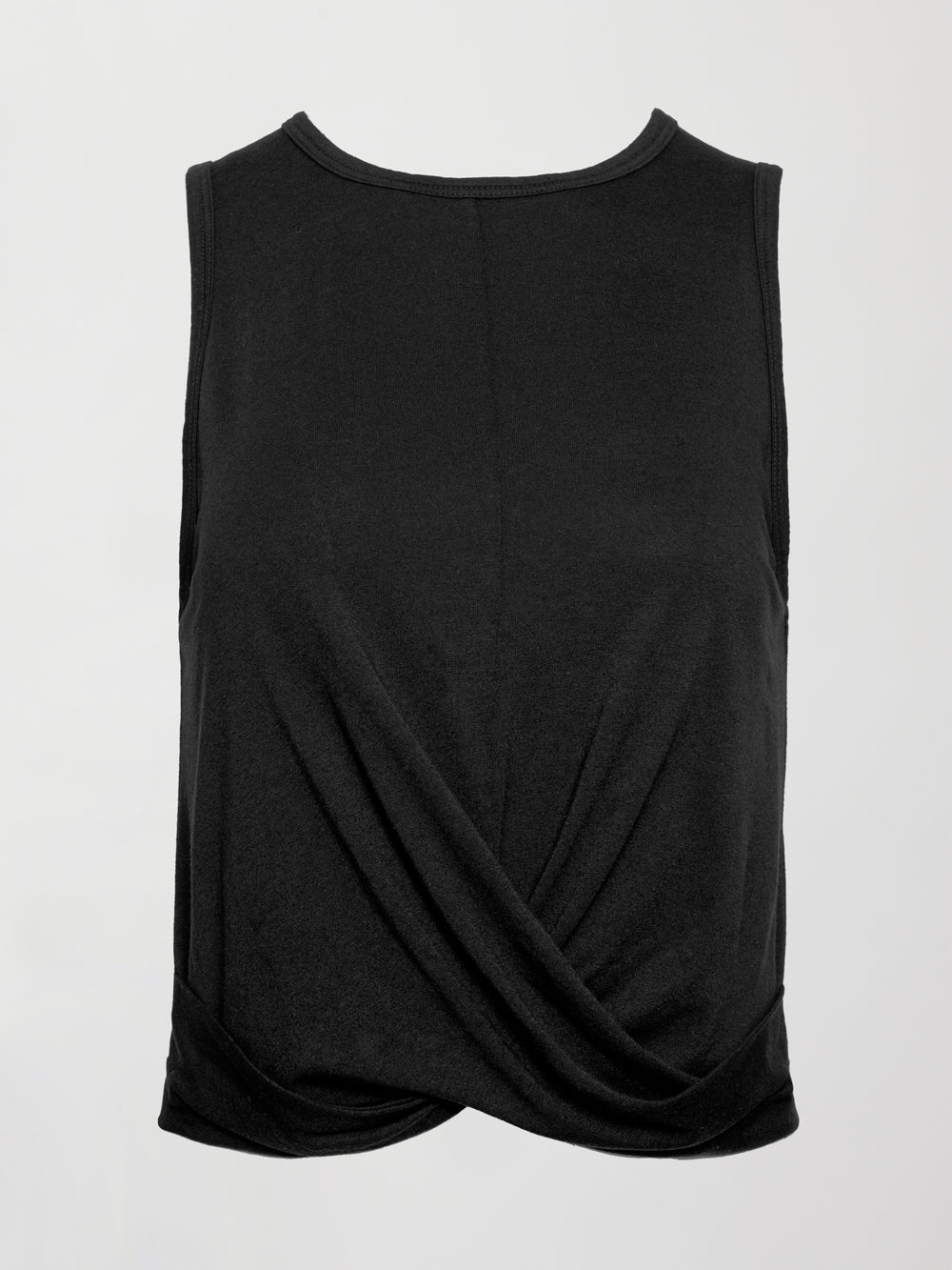 Front Twist Tank - Black