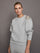 Rhinestone Cut Out Sweatshirt - Heather Grey