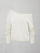 Wool Blend Slouchy Knit Sweater - Off White