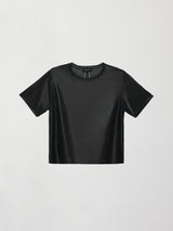 Liquid Mesh Tee Shirt - Black