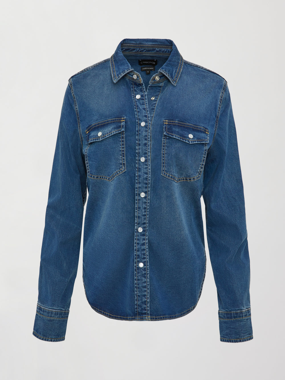 Chambray Denim Shirt - Medium Wash