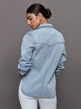 Chambray Denim Shirt - Light Wash