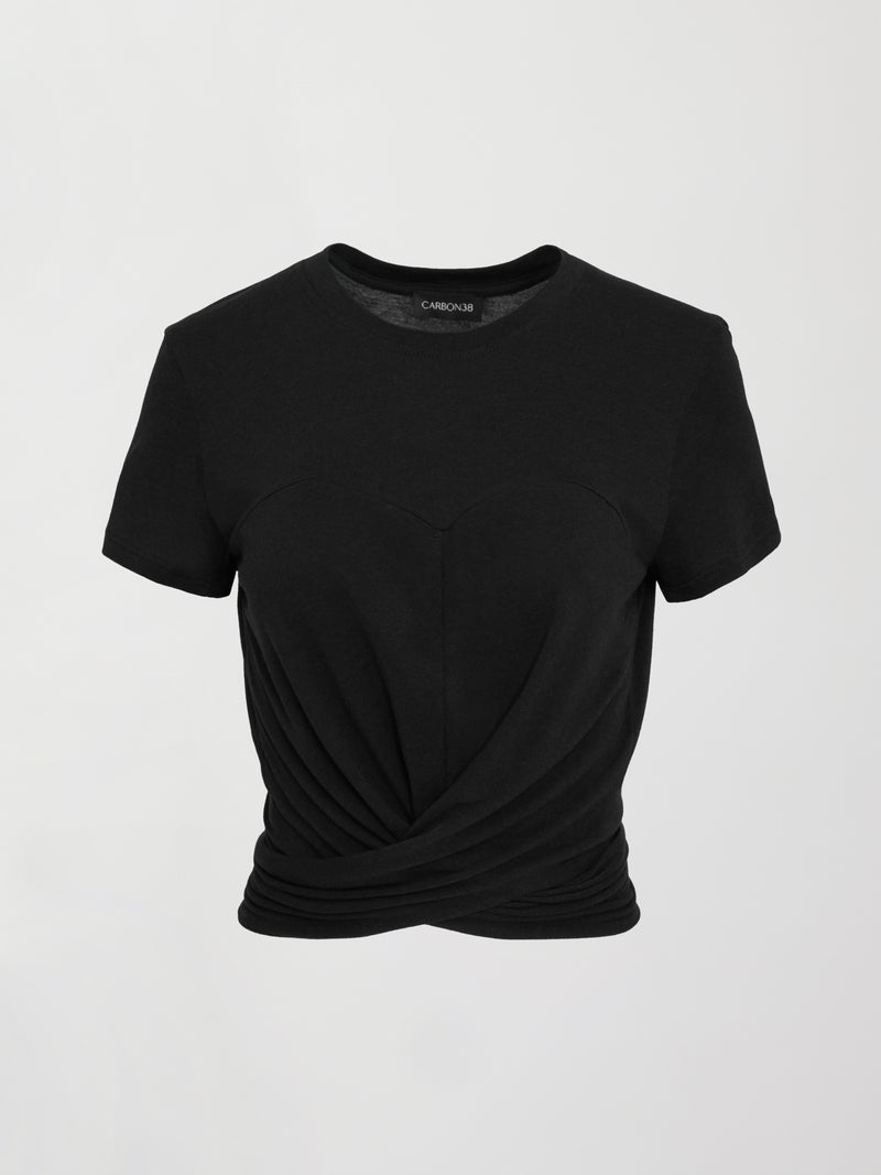 Cap Sleeve Top - Black