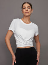 Cap Sleeve Top - White