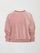 Raglan Pullover in Velour - Blush