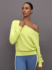 Off Shoulder Sweatshirt in French Terry