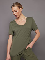 Short Sleeve Pocket Tee - Olive