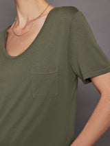 Short Sleeve Pocket Tee - Olive