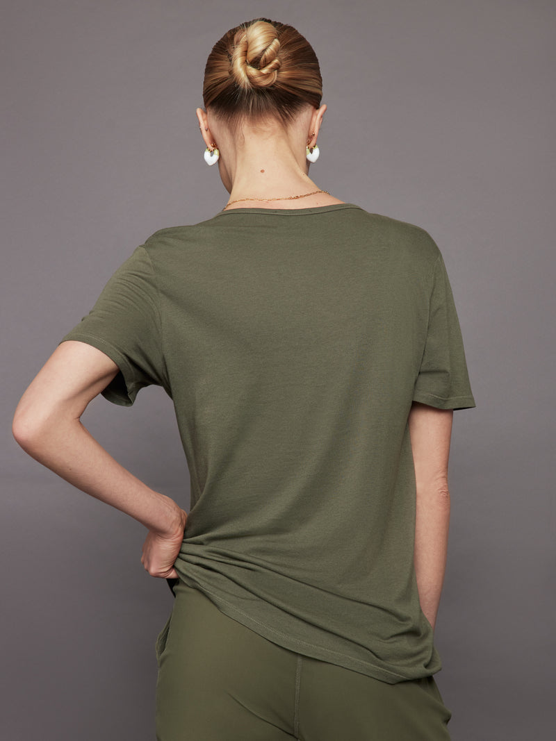 Short Sleeve Pocket Tee - Olive