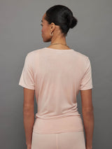 Short Sleeve Pocket Tee - Rose Cloud