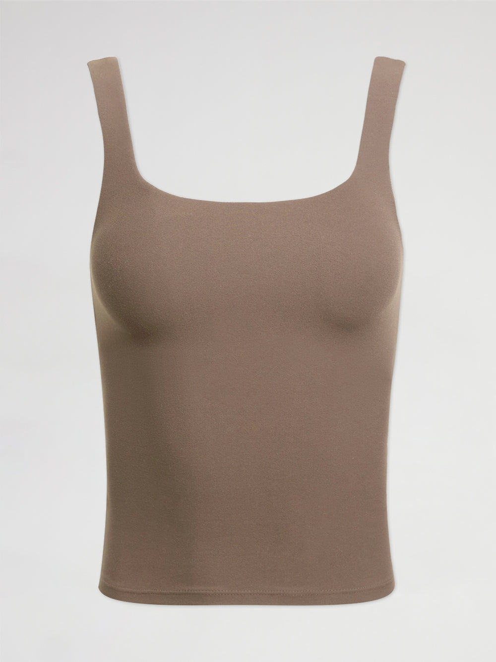 Wide Scoop Bra Tank in Melt - CARIBOU