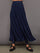 Mesh Pleated Skirt - Navy