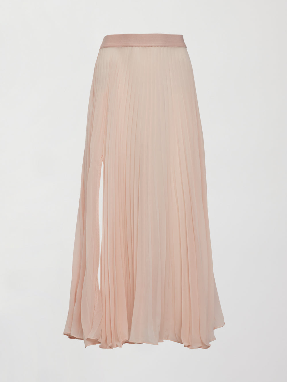 Mesh Pleated Skirt - Rose Cloud