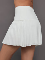 Pleated Tennis Skirt - Ivory