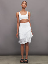 Fringe Midi Skirt in Melt