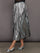 Metallic Pleated Skirt - Silver