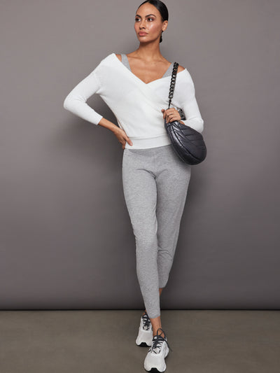 Jogger in Heather Melt - Silver Heather